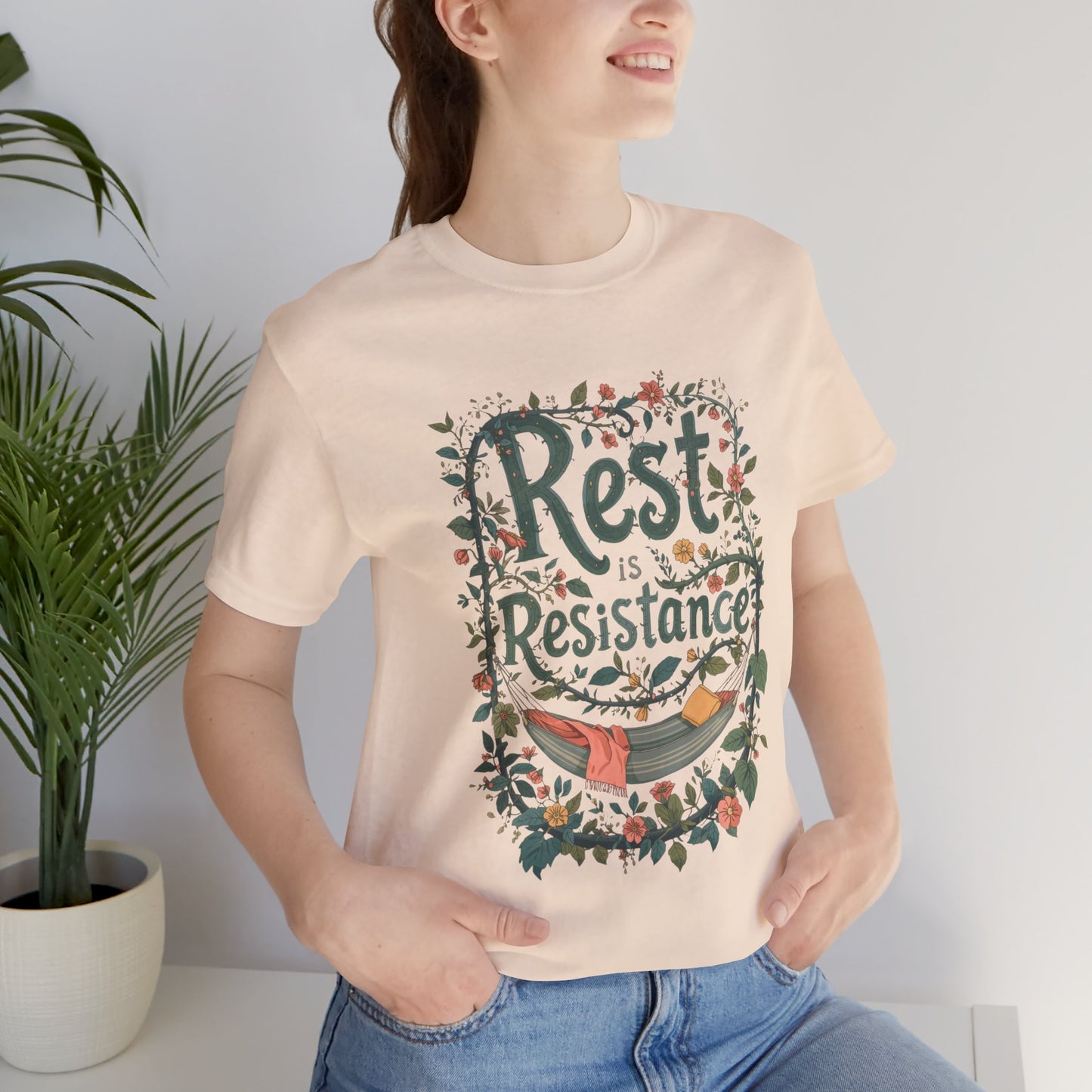 Rest is Resistance Tee, Motivational Shirt, Relaxation Apparel, Unisex Tee, Gift for Peace Lovers - You're My Kind of Weird