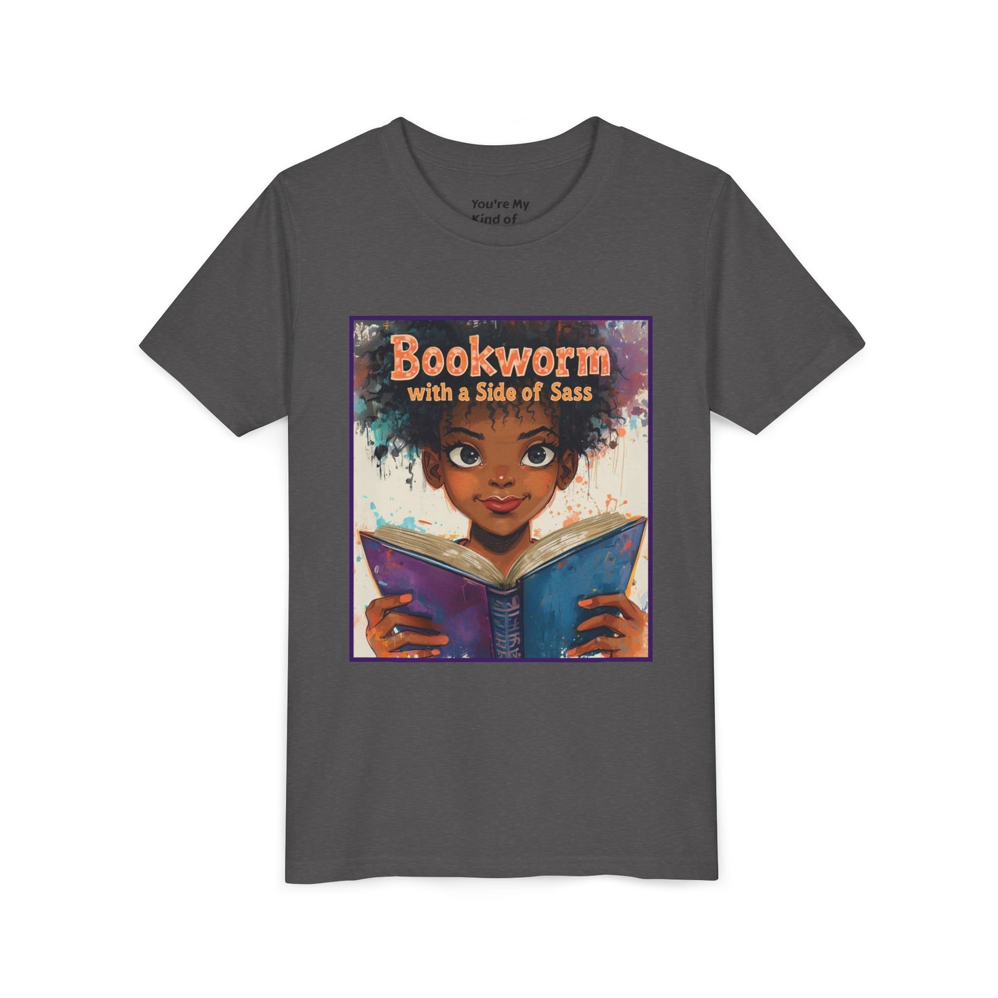 Kids Bookworm Sass Tee, Fun T-Shirt for Young Readers, Gift for Book Lovers, Back to School Apparel, Cute Kid's Graphic Tee