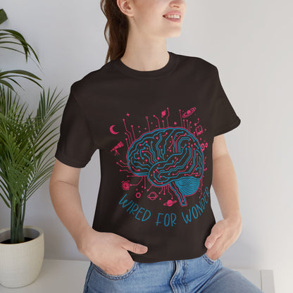 Wired for Wonder — Neurodivergent Curiosity Tee (Adult Unisex) - You're My Kind of Weird