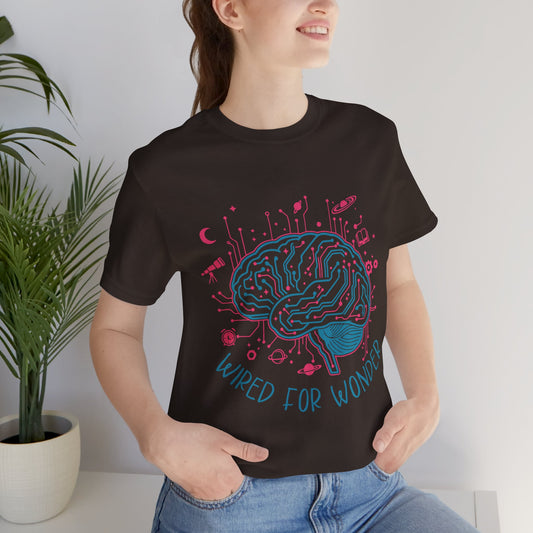 Wired for Wonder — Neurodivergent Curiosity Tee (Adult Unisex) - You're My Kind of Weird