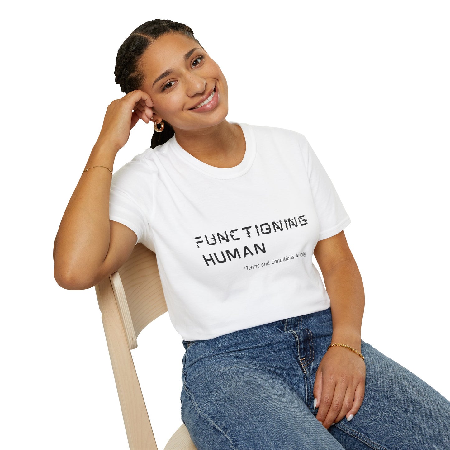 FUNCTIONING HUMAN Unisex Softstyle T-Shirt, Perfect Gift for Mental Health Awareness, Casual Wear, Everyday Comfort, Unique Graphic [...]