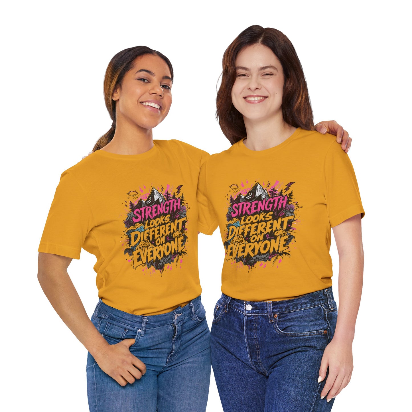 Strength Looks Different Grunge - Inspired Unisex Shirt - You're My Kind of Weird