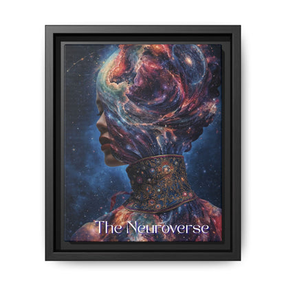 Neuroverse Framed Canvas – Cosmic Wall Art for Creative & Curious Minds | Vibrant Galaxy - Inspired Home Decor - You're My Kind of Weird