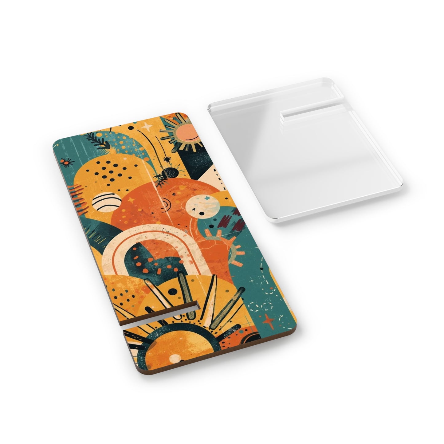 Dopamine Abstract Retro Sunburst Mobile Display Stand for Smartphones - You're My Kind of Weird