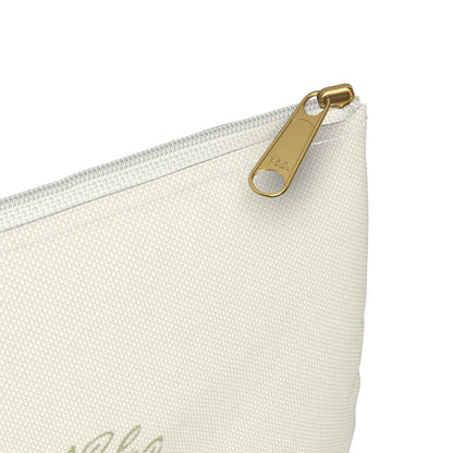 Emotional Support Bridesmaid Accessory Pouch: Floral Makeup & Jewelry Bag for Wedding Party - You're My Kind of Weird