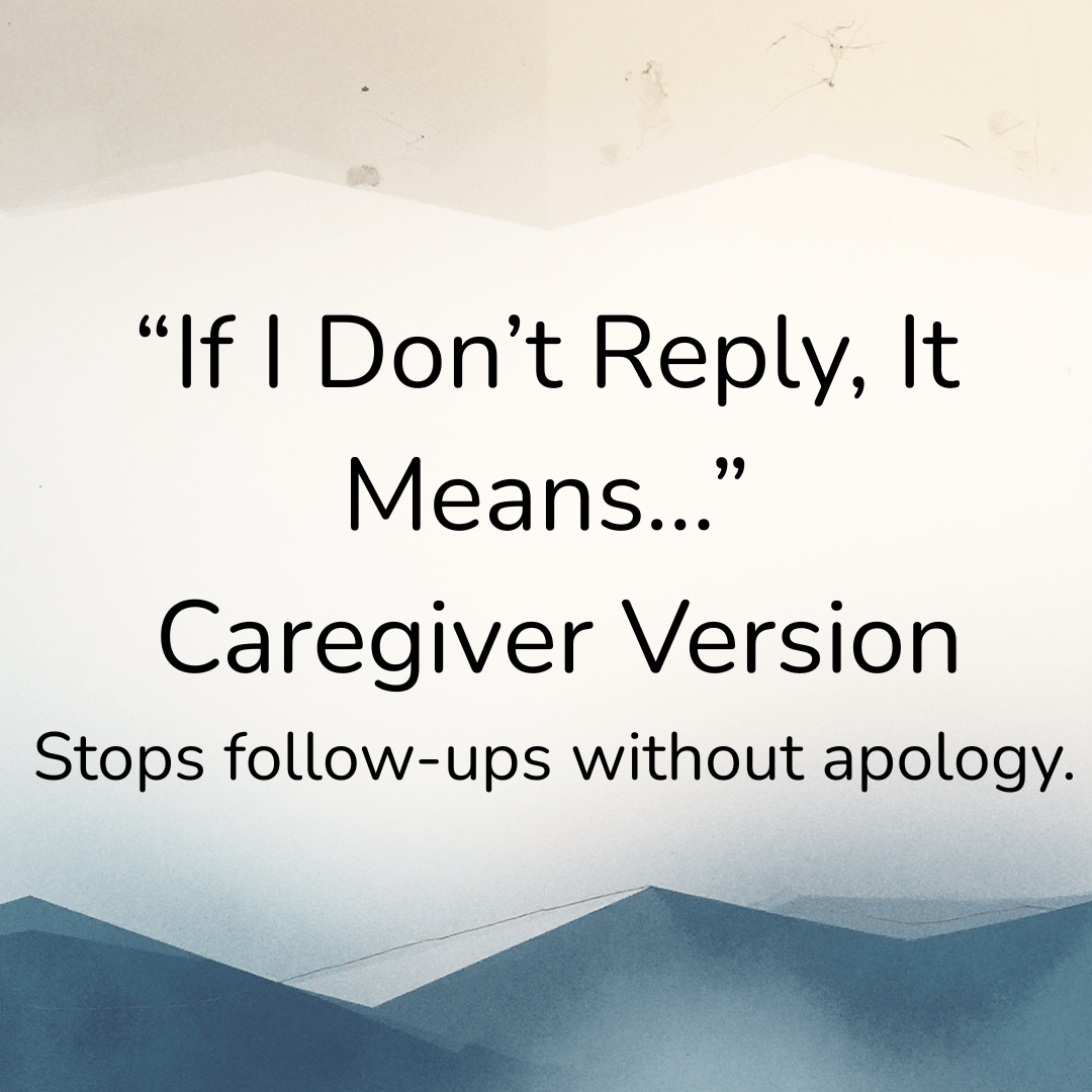 Caregiver Communication Toolkit — Scripts That Protect Energy - You're My Kind of Weird