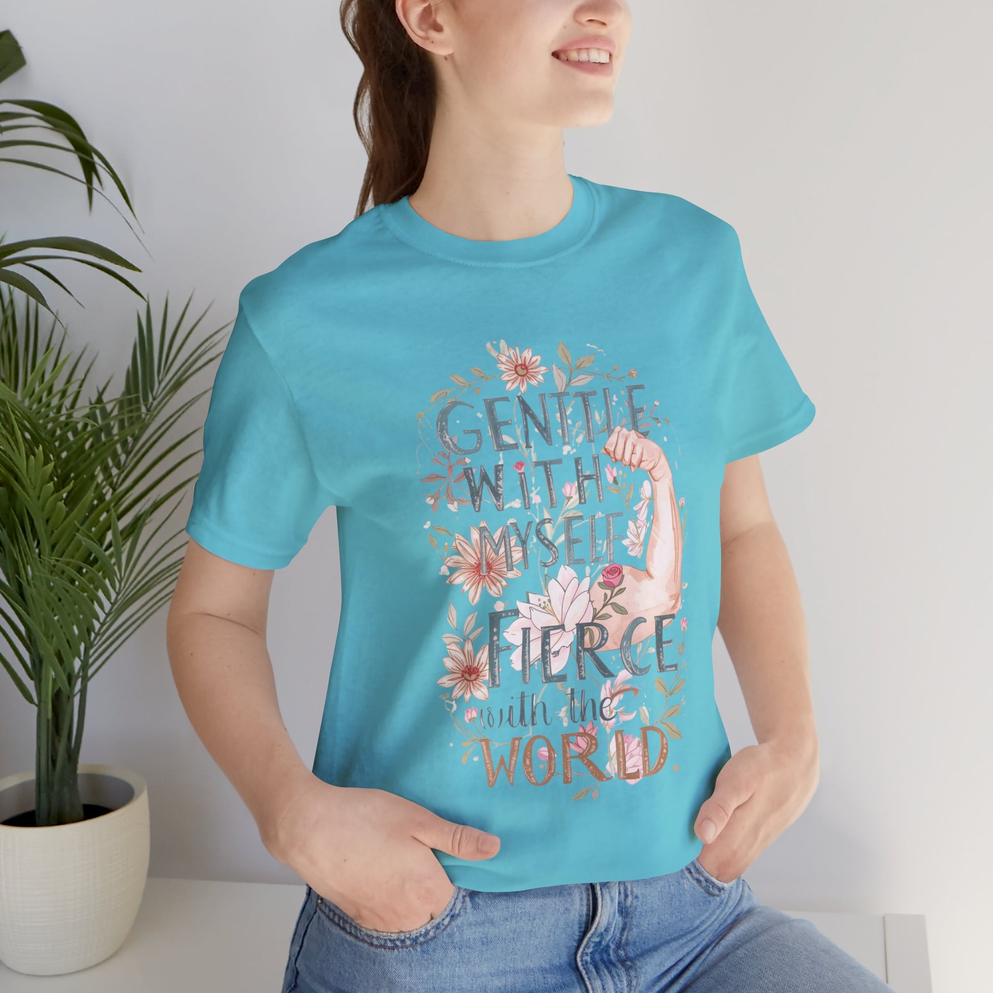 Fierce & Gentle Tee, Empowerment T-Shirt, Self-Care Apparel - You're My Kind of Weird T-Shirt