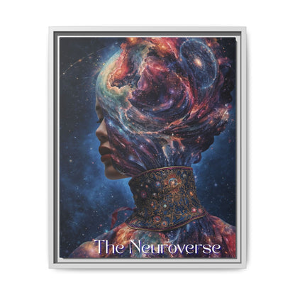 Neuroverse Framed Canvas – Cosmic Wall Art for Creative & Curious Minds | Vibrant Galaxy - Inspired Home Decor - You're My Kind of Weird