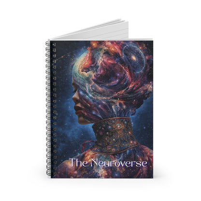 Cosmic Spiral Notebook - The Neuroverse Design | Inspirational Journal, Writing Pad, Gift for Dreamers, Astronomy Lovers, Art Enthusiasts