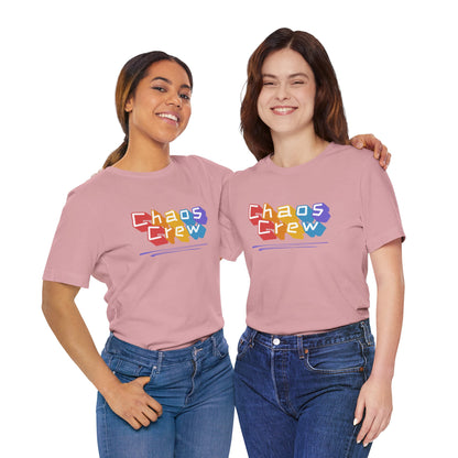 Chaos Crew Tee — Colorful Retro Graffiti Graphic T-Shirt - You're My Kind of Weird