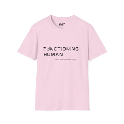 FUNCTIONING HUMAN Unisex Softstyle T-Shirt, Perfect Gift for Mental Health Awareness, Casual Wear, Everyday Comfort, Unique Graphic [...]