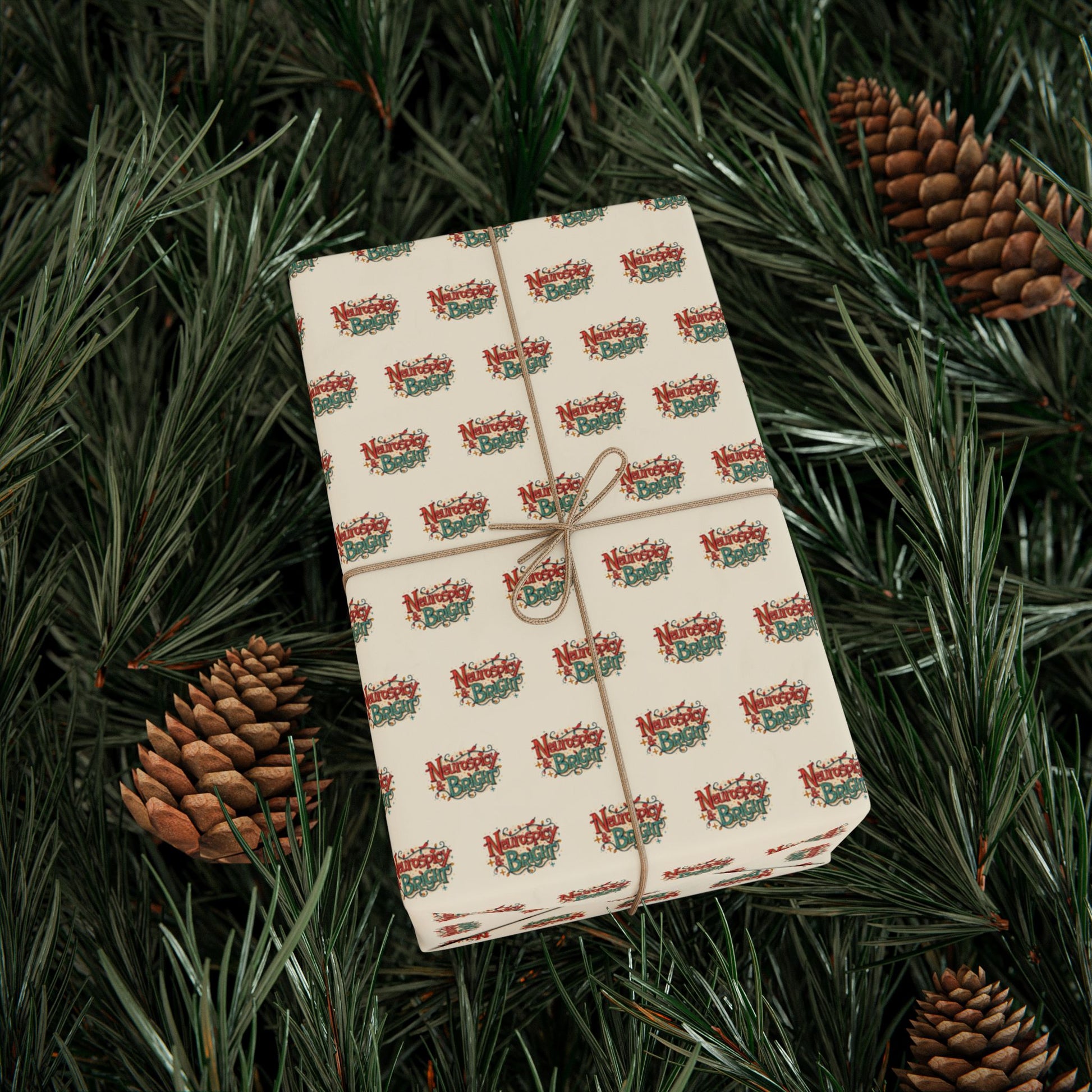 Neurospicy and Bright Wrapping Paper | Colorful Gift Wrap for Unique Minds - You're My Kind of Weird
