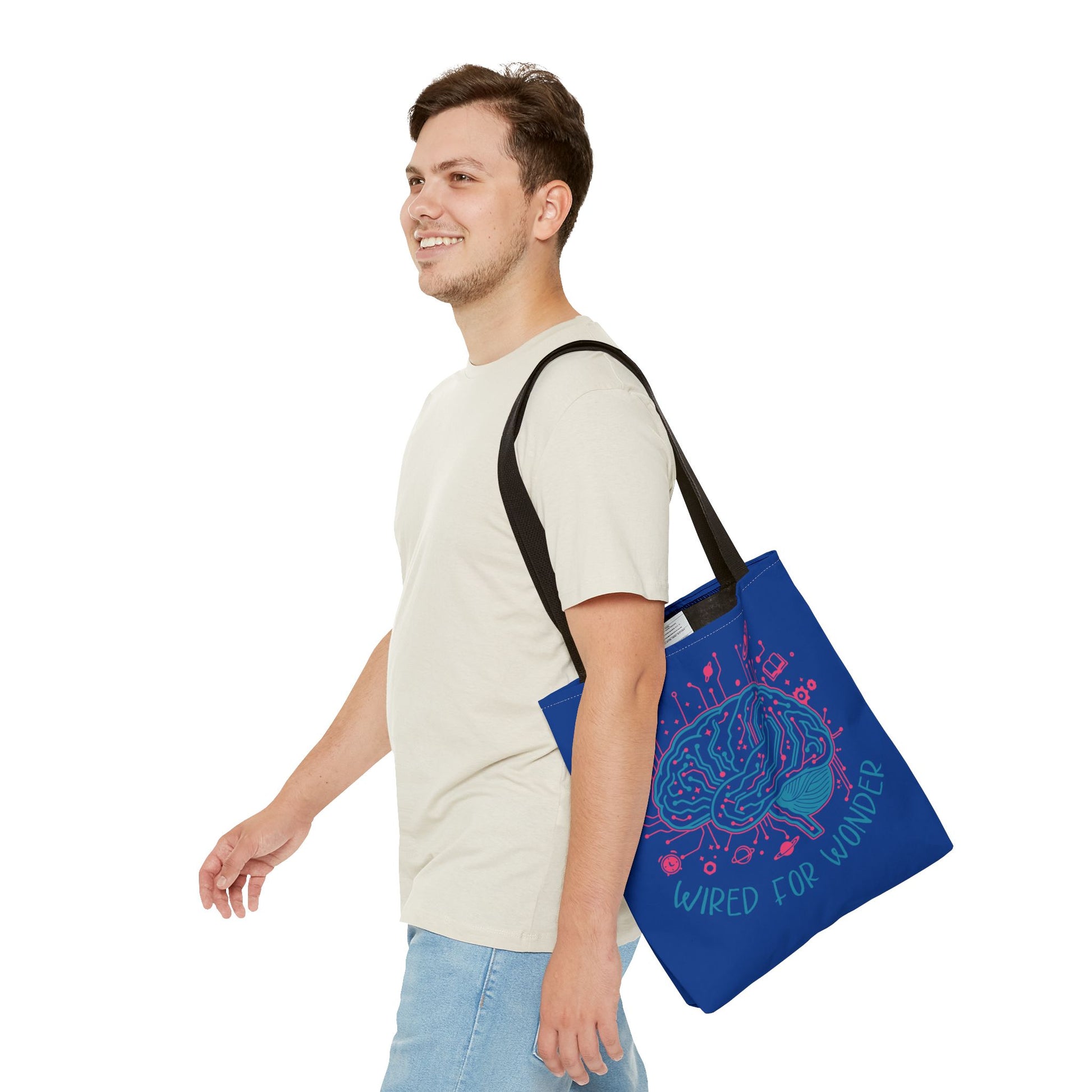 Wired for Wonder Tote – Neon Circuit Edition - You're My Kind of Weird