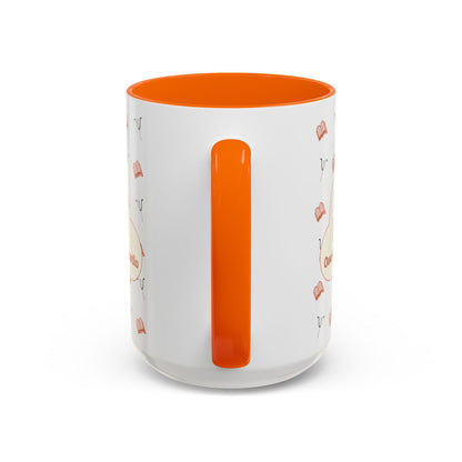 Overthinking Is My Cardio Coffee Mug — Cute Raccoon Reading Accent Mug - You're My Kind of Weird