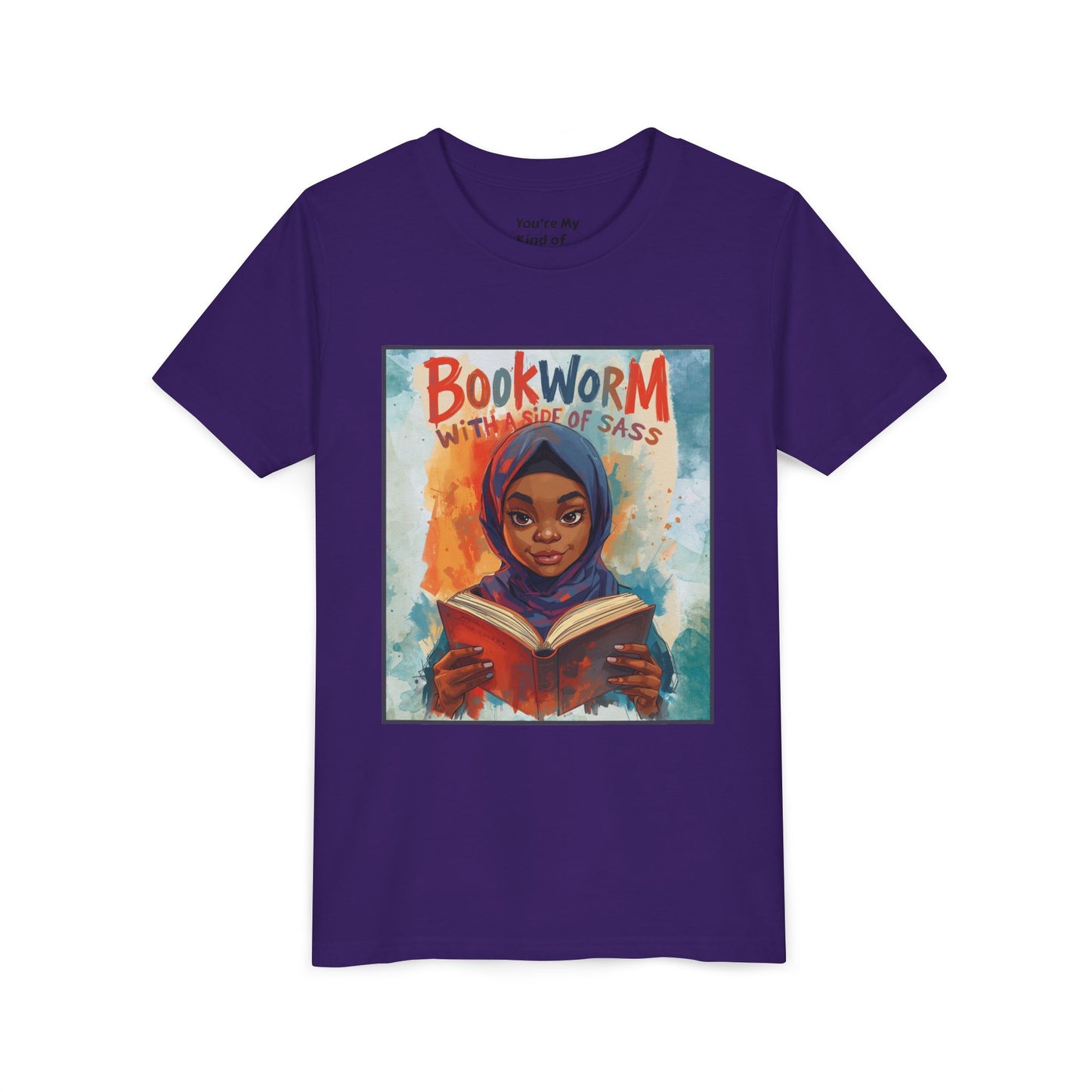 Kids Bookworm Sass Tee, Fun T-Shirt for Young Readers, Gift for Book Lovers, Back to School Apparel, Cute Kid's Graphic Tee