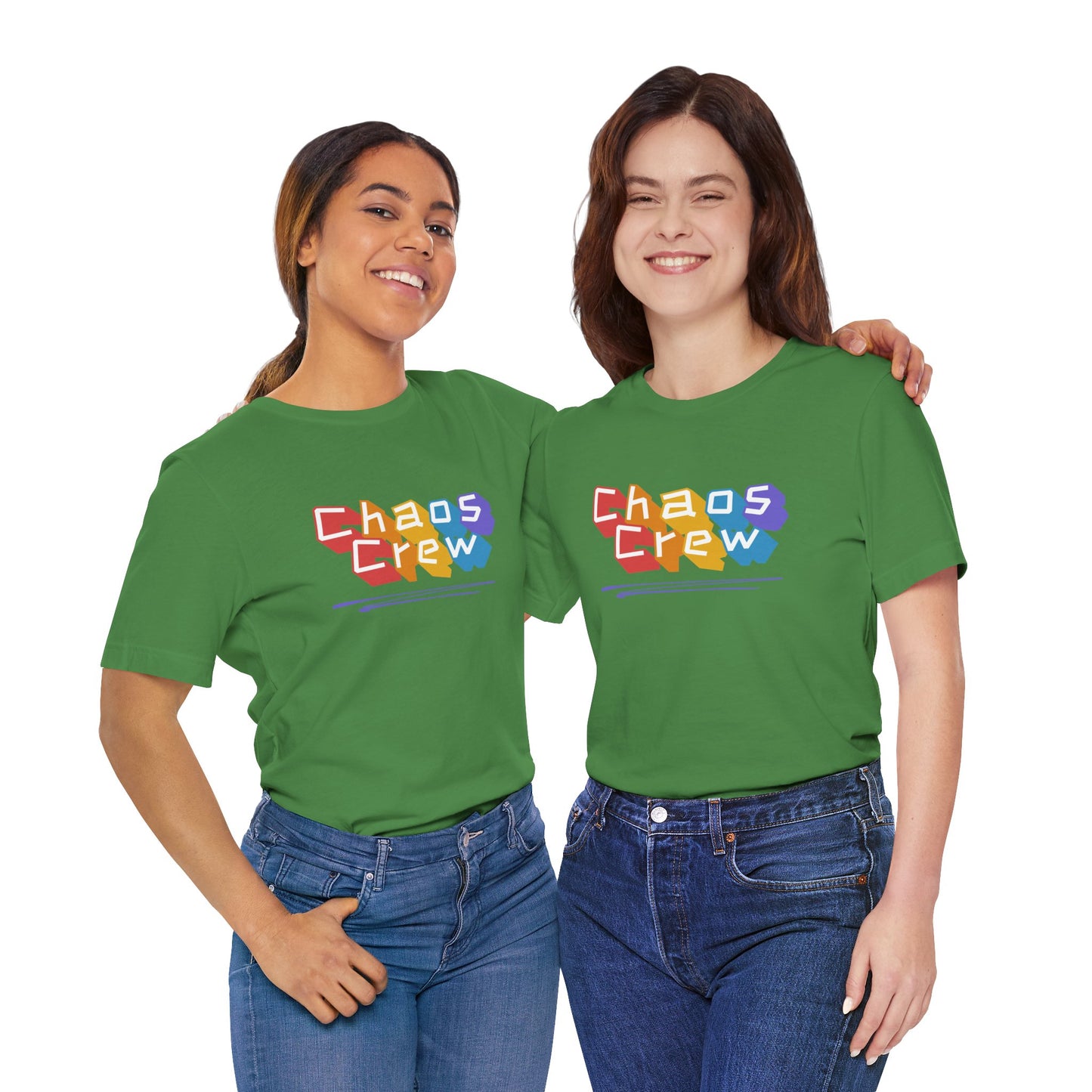 Chaos Crew Tee — Colorful Retro Graffiti Graphic T-Shirt - You're My Kind of Weird