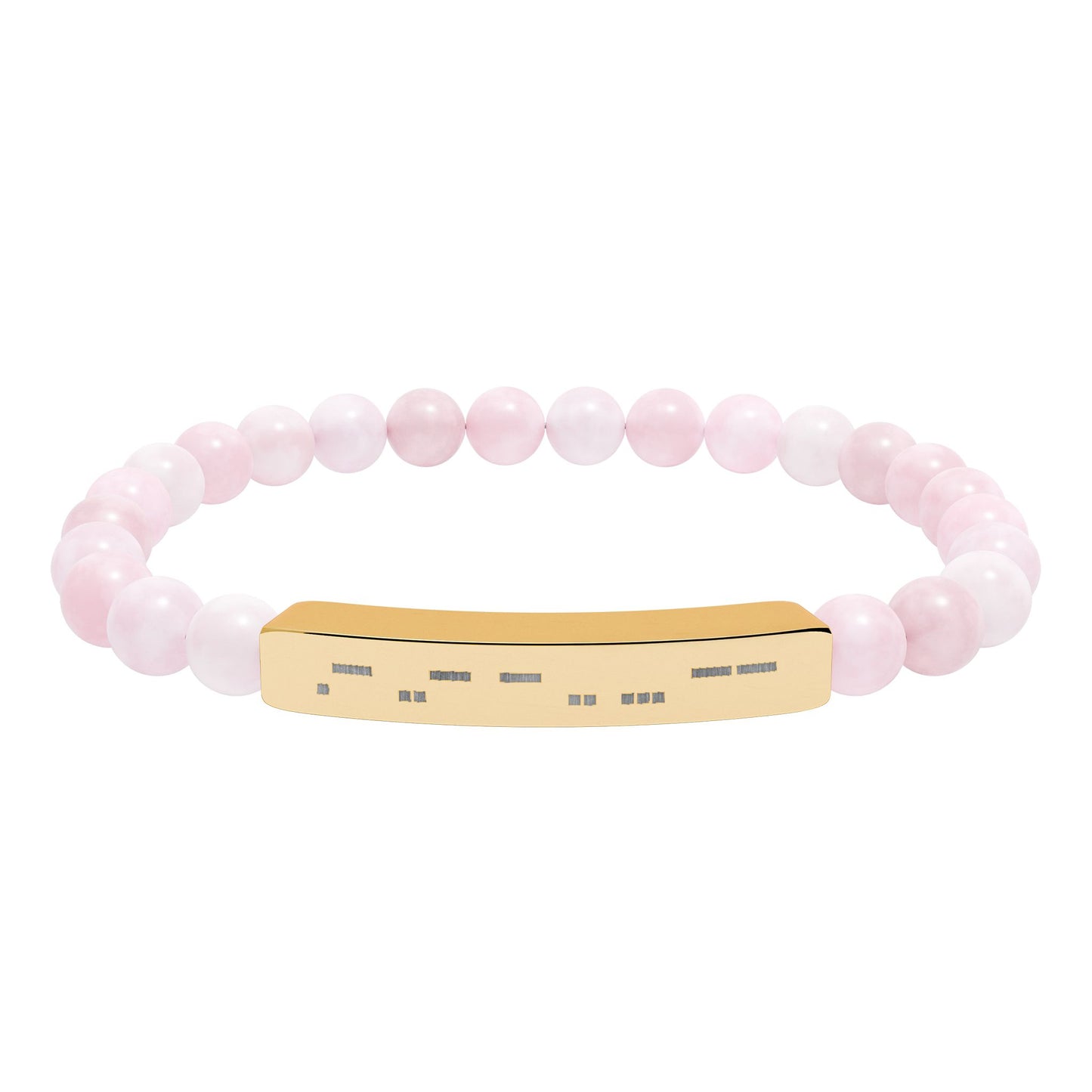 Autism Morse Code Bracelet | Minimalist Neurodiverse Jewelry | Natural Stone Beaded Bracelet - You're My Kind of Weird