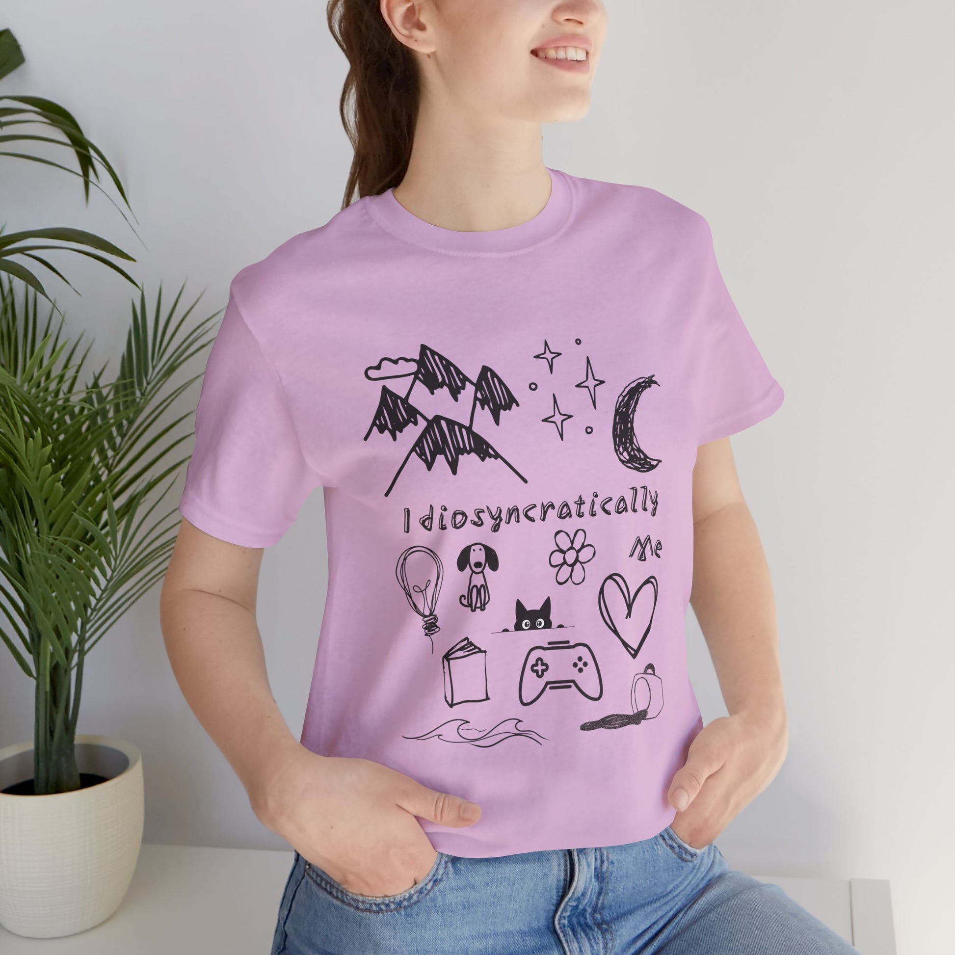 Customized Idiosyncratically Me doodle collage tee - You're My Kind of Weird