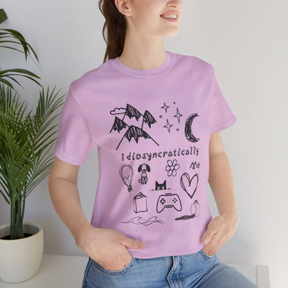 Customized Idiosyncratically Me doodle collage tee - You're My Kind of Weird