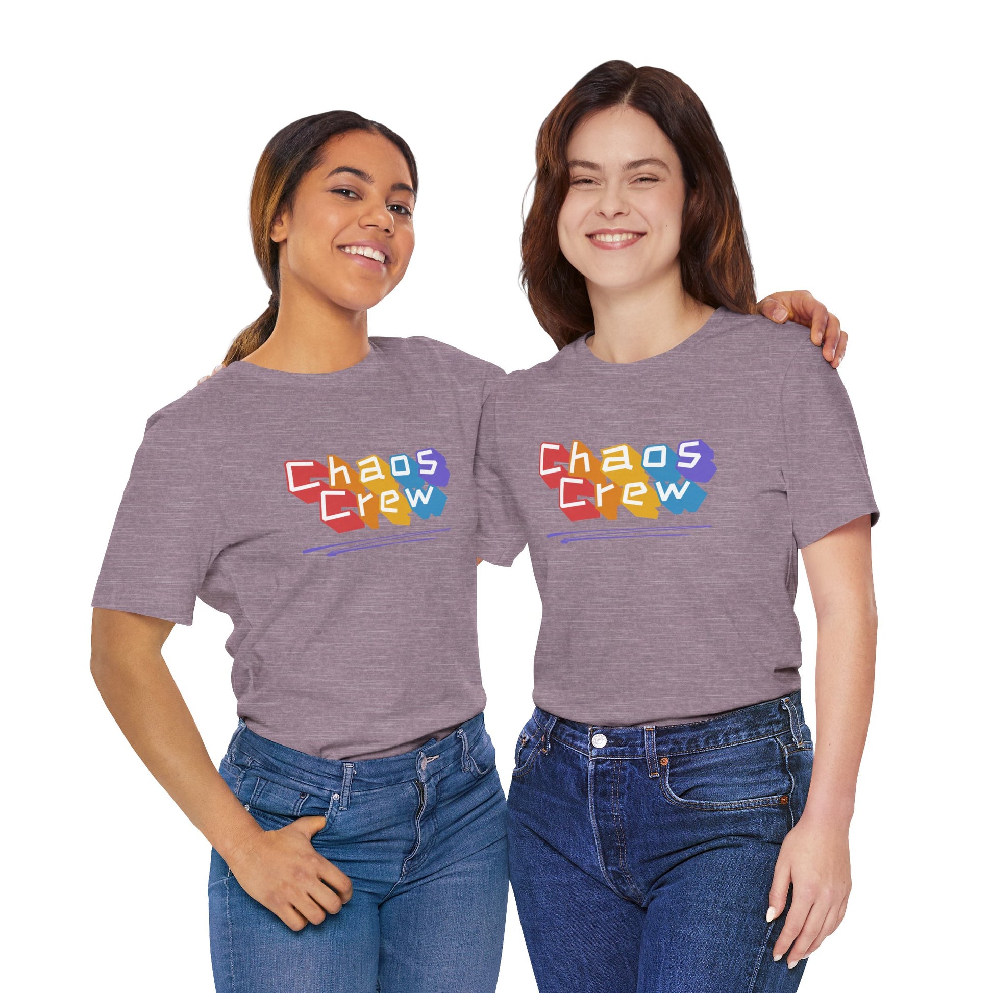 Chaos Crew Tee — Colorful Retro Graffiti Graphic T-Shirt - You're My Kind of Weird