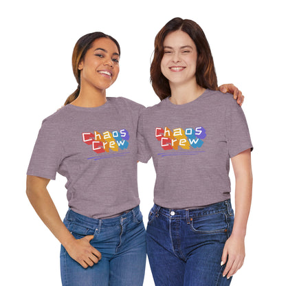 Chaos Crew Tee — Colorful Retro Graffiti Graphic T-Shirt - You're My Kind of Weird