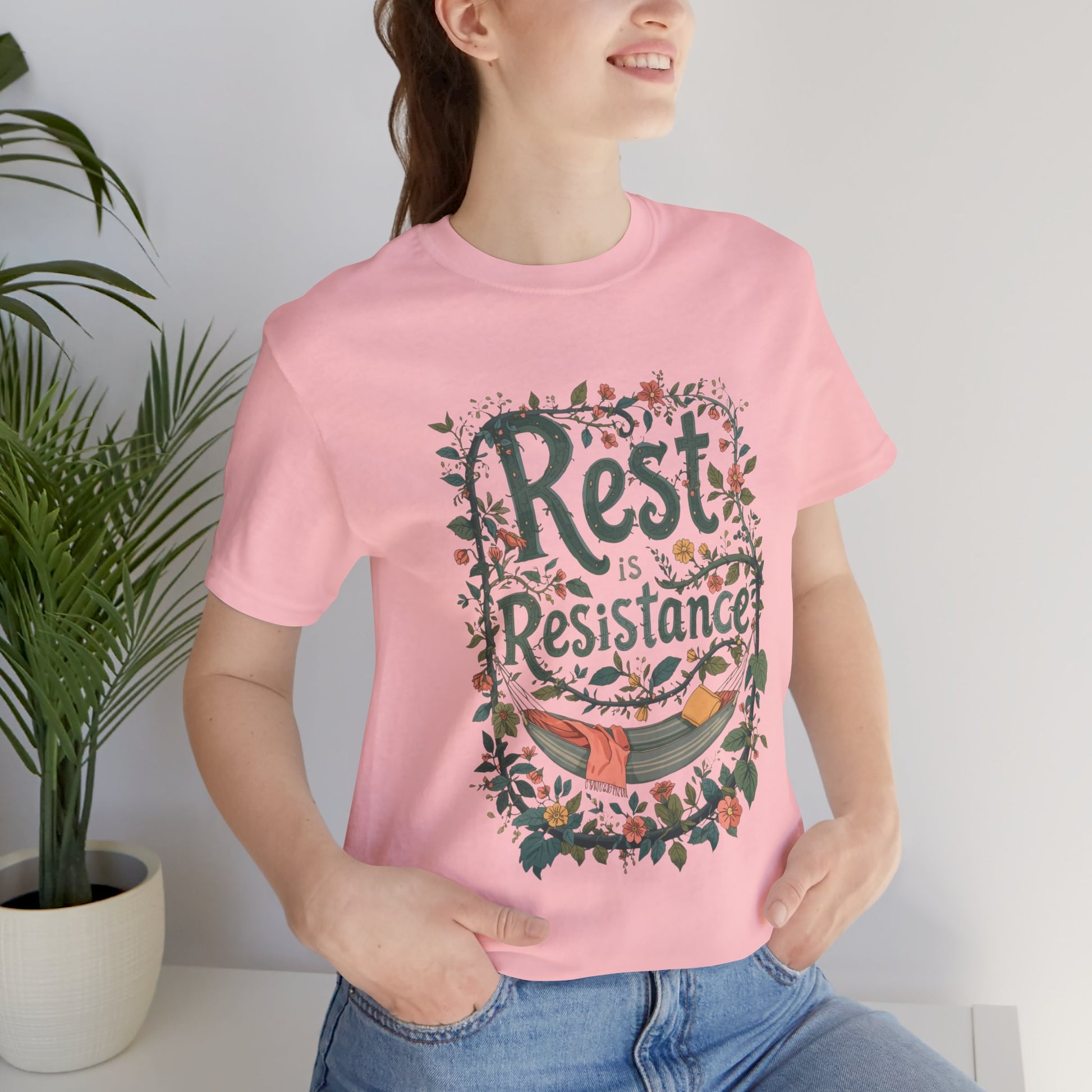 Rest is Resistance Tee, Motivational Shirt, Relaxation Apparel, Unisex Tee, Gift for Peace Lovers - You're My Kind of Weird