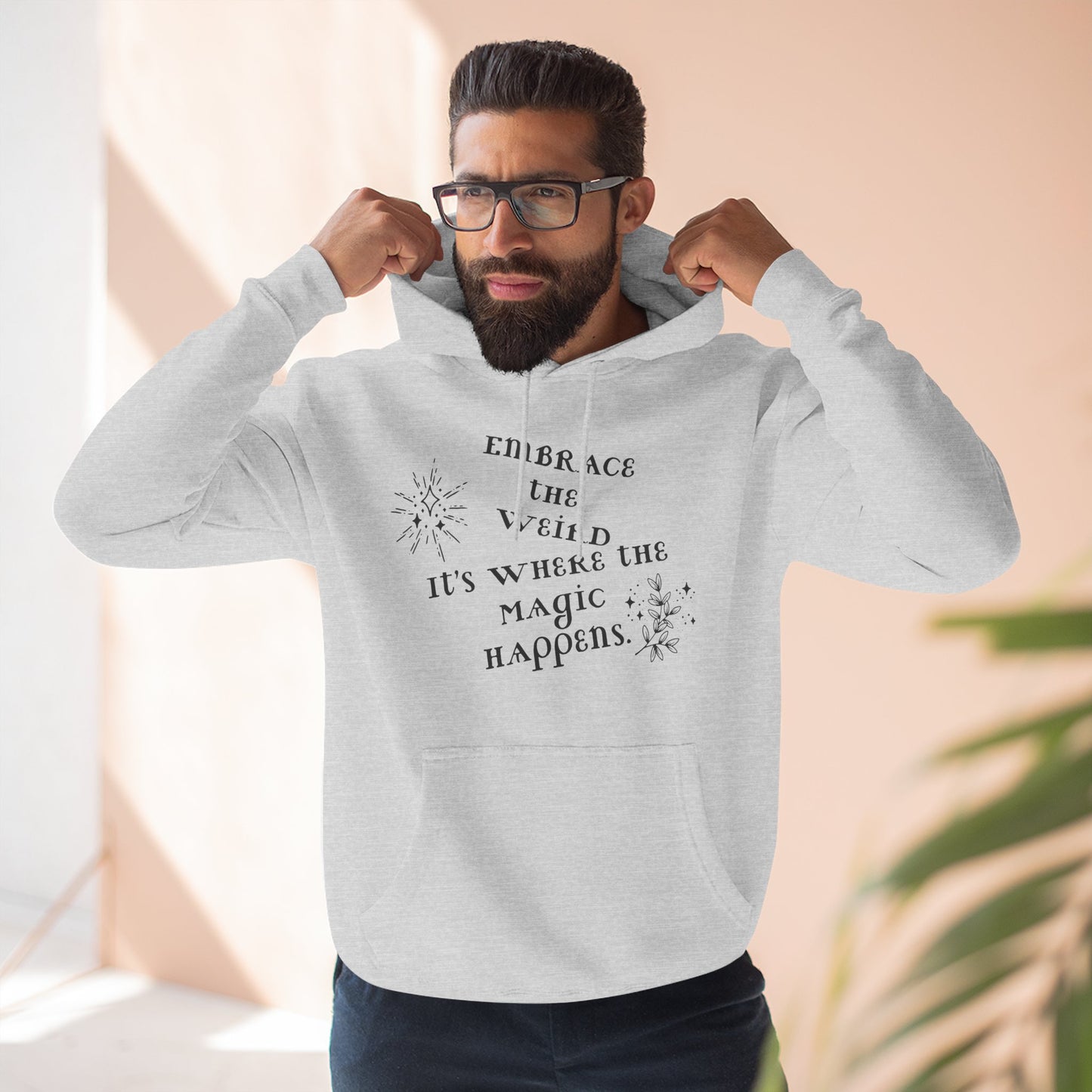 Embrace the Weird Fleece Hoodie | Comfortable Magic Happens Hoodie, Cozy Casual Wear, Unique Gift for Creatives, Inspirational [...]