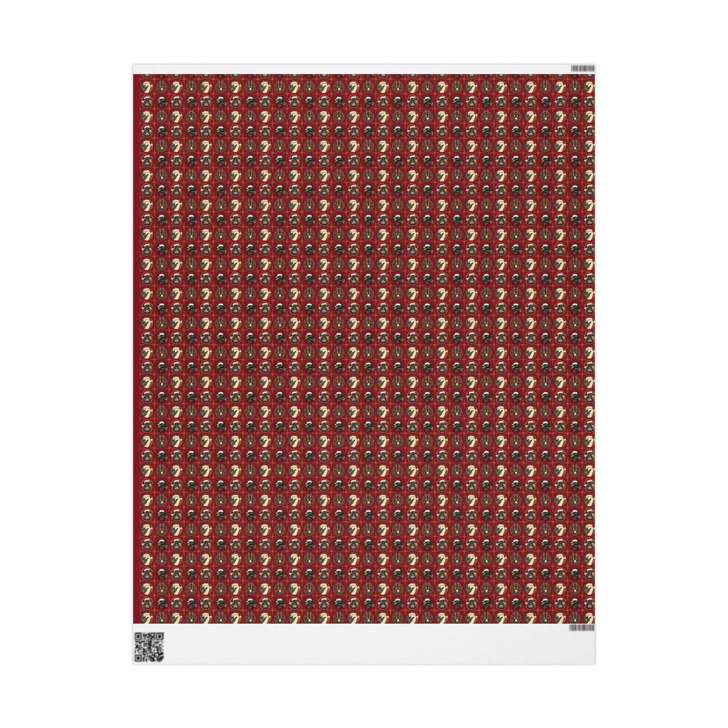 Festive Animal Wrapping Paper – Cow, Duck, Swan & Donkey Christmas Gift Wrap | Holiday Fine Art Paper - You're My Kind of Weird