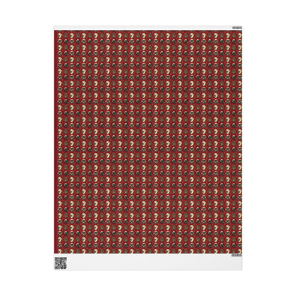 Festive Animal Wrapping Paper – Cow, Duck, Swan & Donkey Christmas Gift Wrap | Holiday Fine Art Paper - You're My Kind of Weird