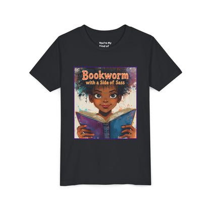 Kids Bookworm Sass Tee, Fun T-Shirt for Young Readers, Gift for Book Lovers, Back to School Apparel, Cute Kid's Graphic Tee