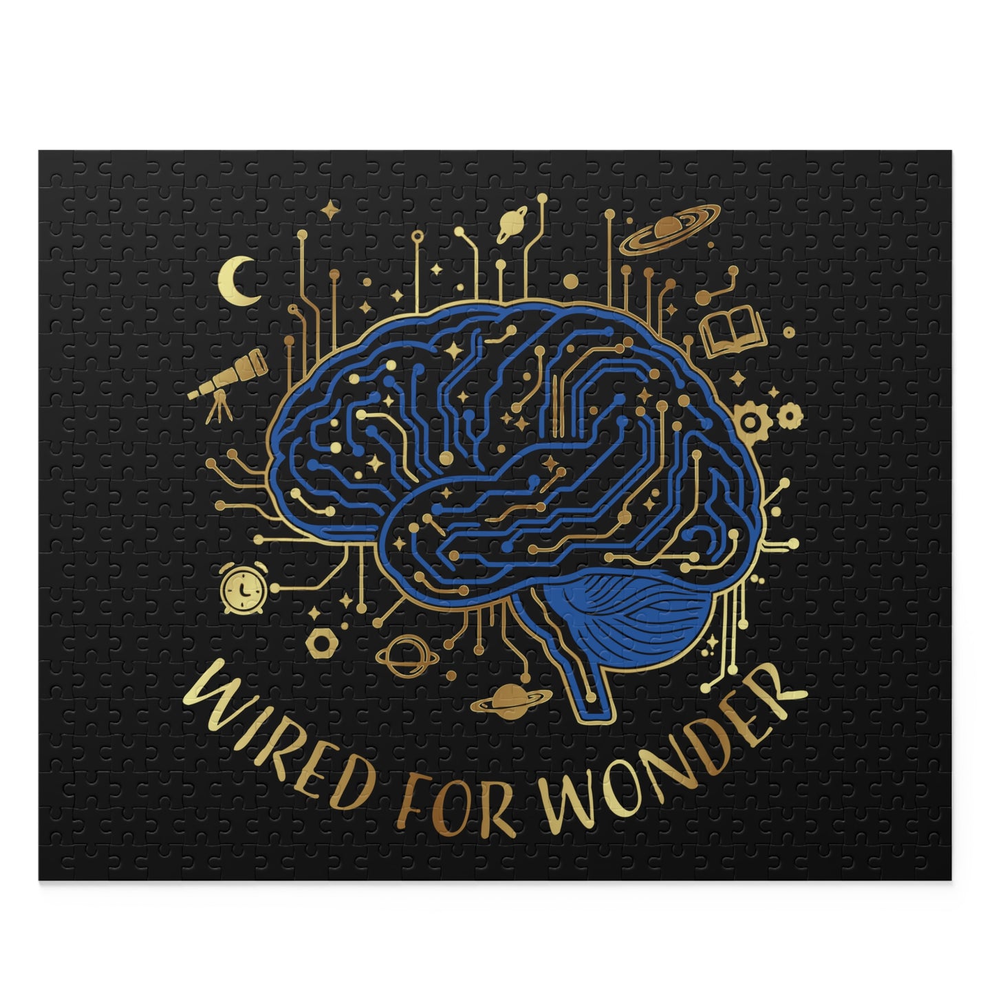 Puzzle — "Wired for Wonder" Brain Circuitry Jigsaw (252/500 pcs) - You're My Kind of Weird