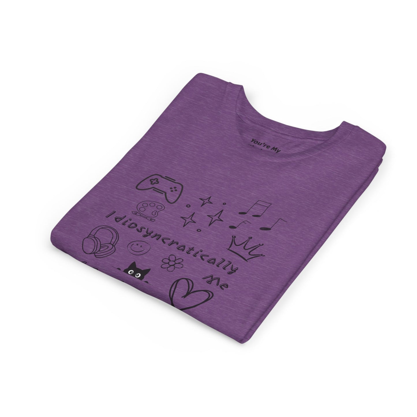 Idiosyncratically Me Youth Tee *CUSTOMIZE* | Pick doodles that are meaningful to YOU - You're My Kind of Weird