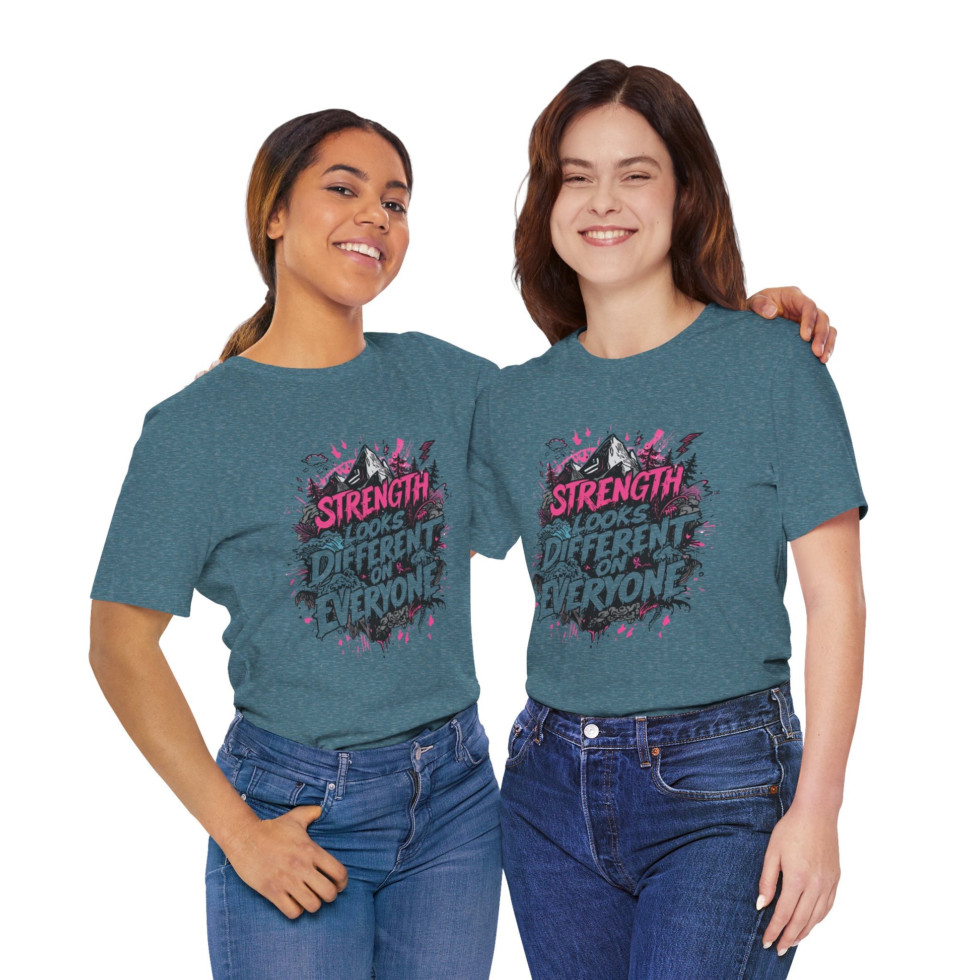 Strength Looks Different Grunge - Inspired Unisex Shirt - You're My Kind of Weird