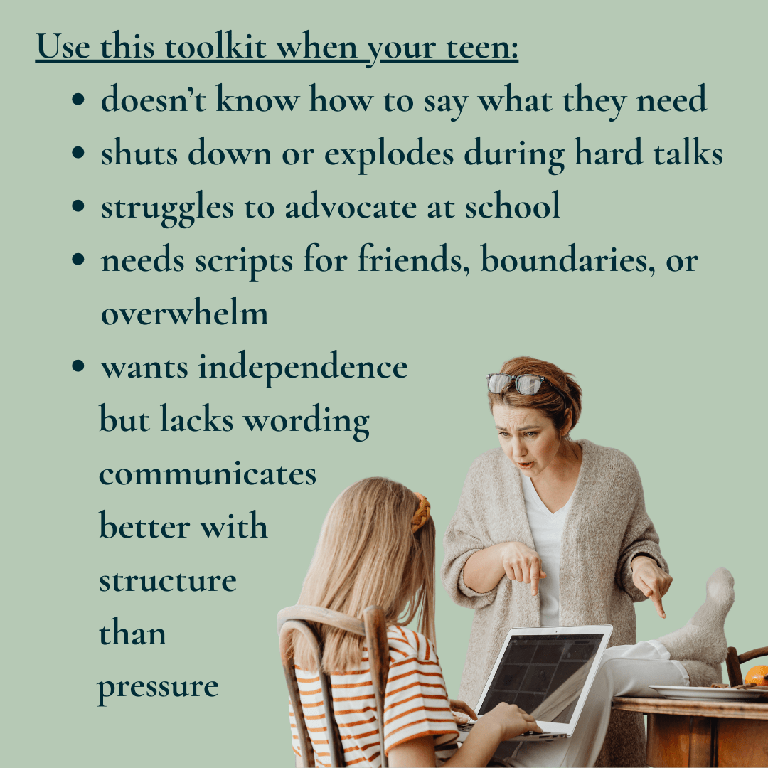 Parent - Teen Communication Scripts Workbook - You're My Kind of Weird