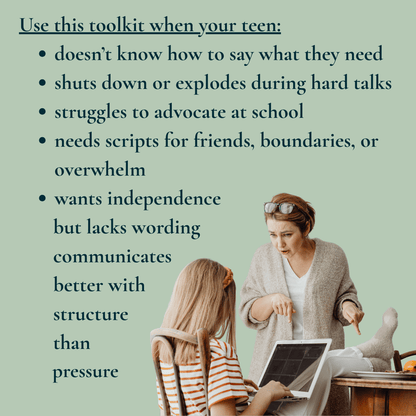 Parent - Teen Communication Scripts Workbook - You're My Kind of Weird