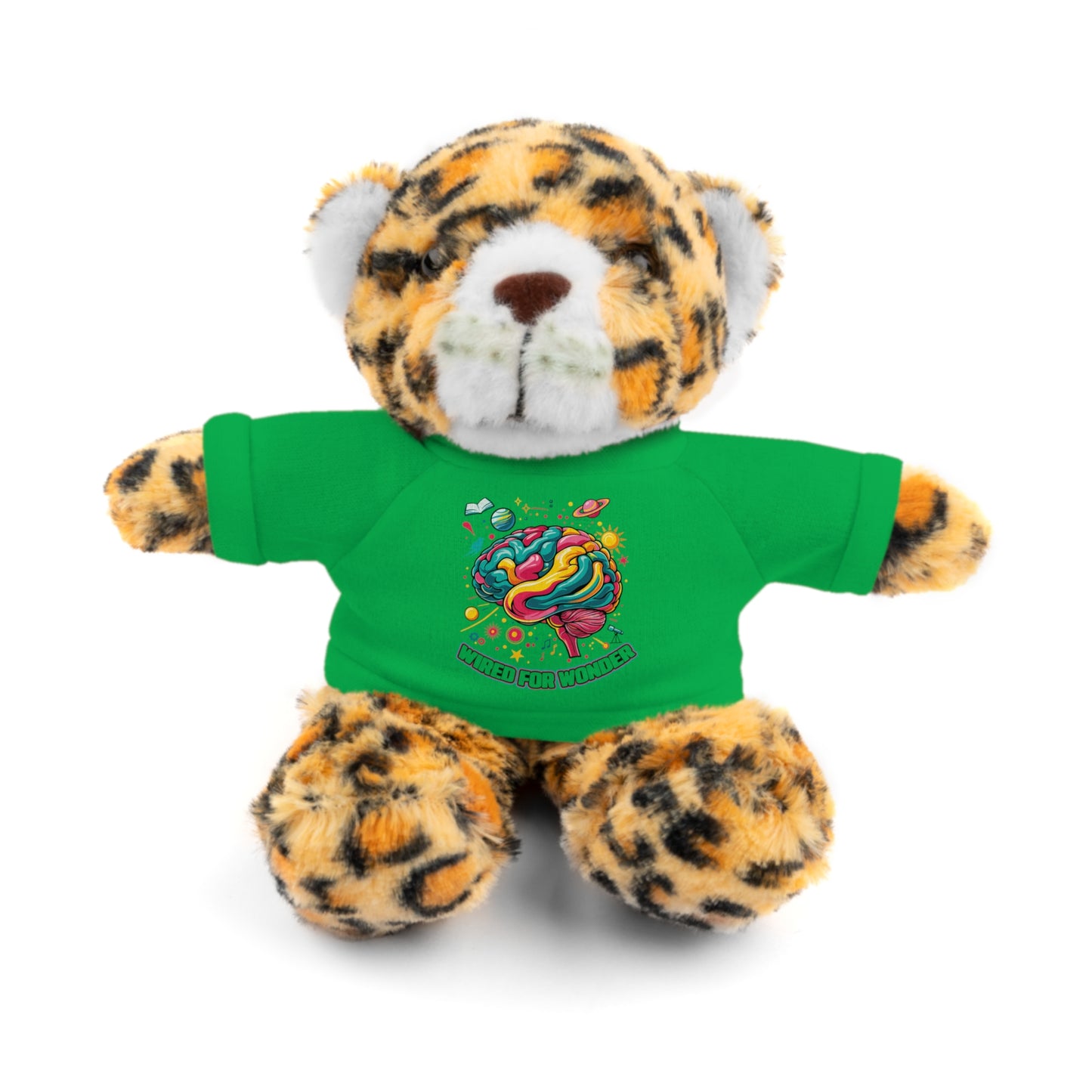 Plush Animals with Colorful Wired for Wonder shirt - You're My Kind of Weird