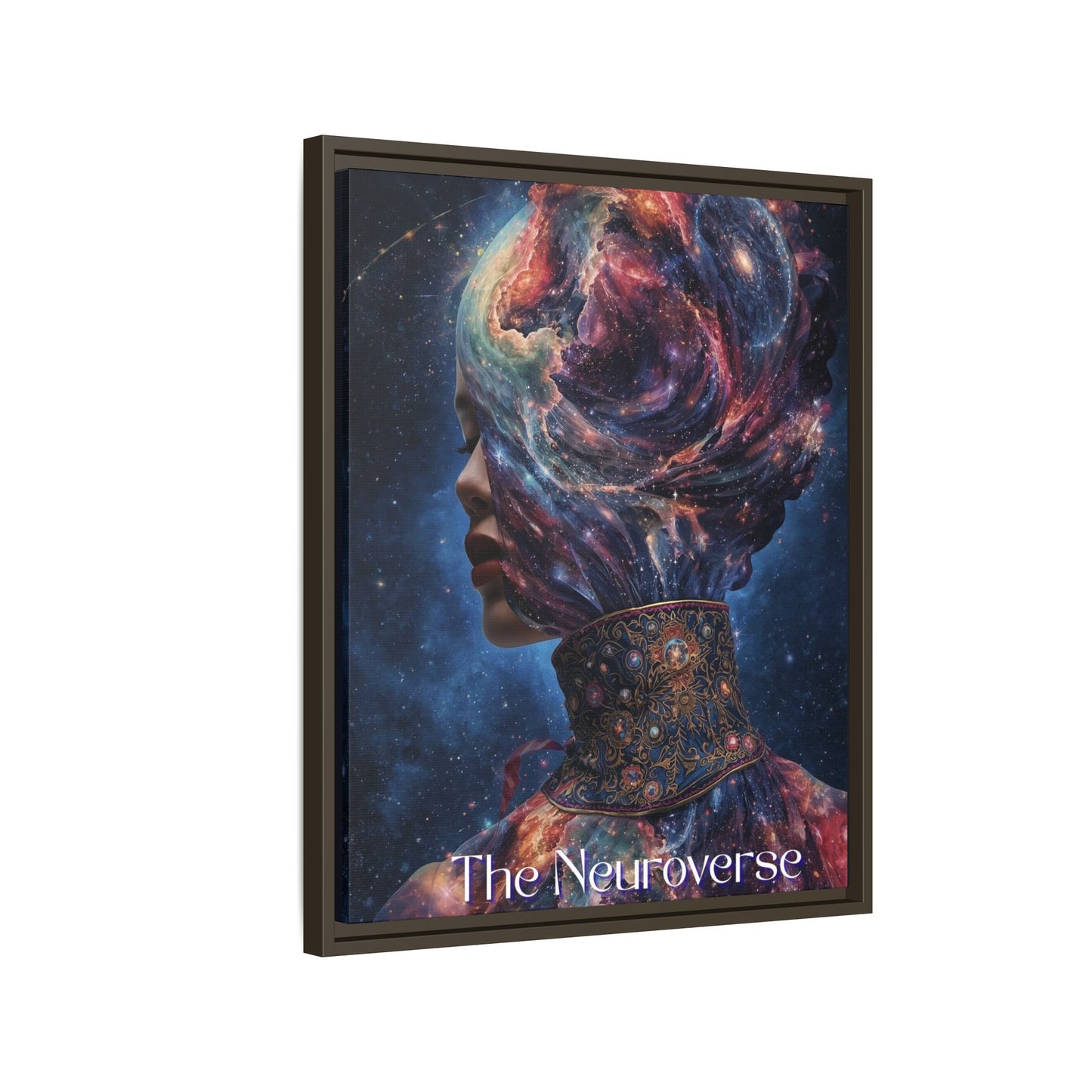 Neuroverse Framed Canvas – Cosmic Wall Art for Creative & Curious Minds | Vibrant Galaxy - Inspired Home Decor - You're My Kind of Weird