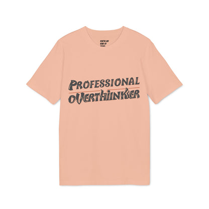 Professional Overthinker Unisex T-shirt, Creative Humor Tee, Gift for Thinkers, Casual Wear, Perfect for Birthdays, Friends, Relaxed Style
