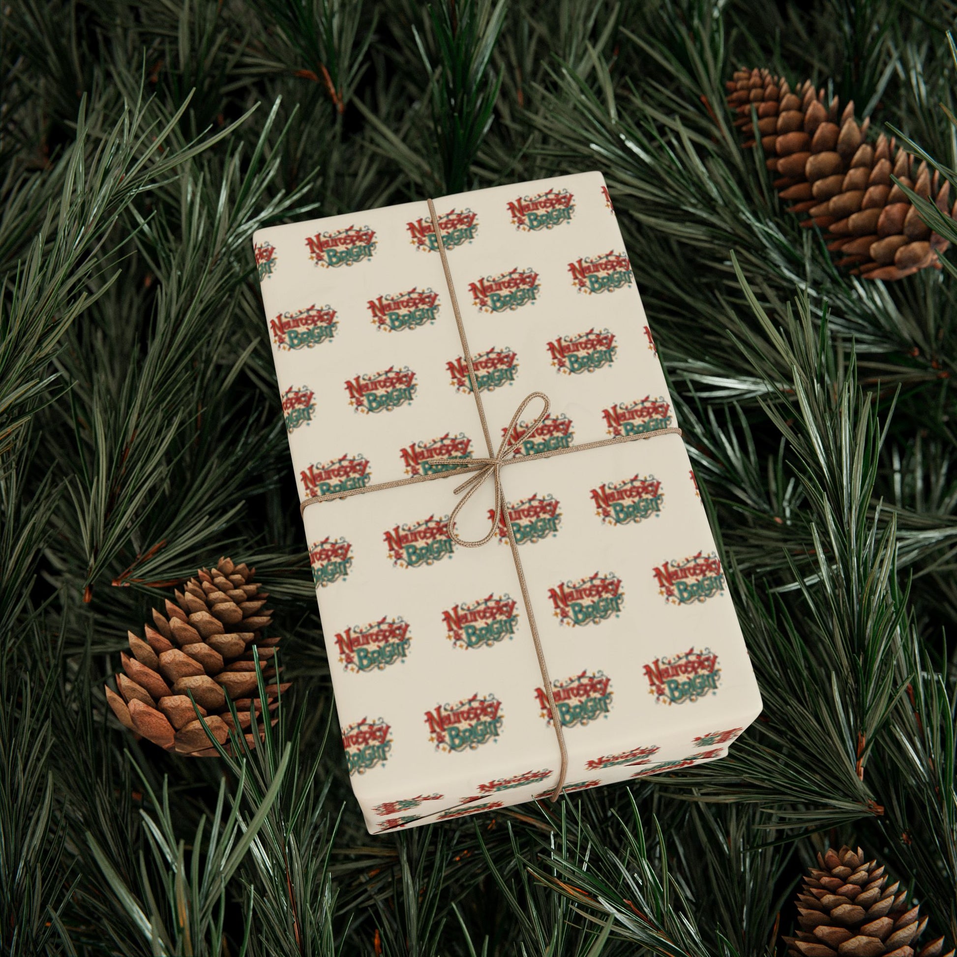Neurospicy and Bright Wrapping Paper | Colorful Gift Wrap for Unique Minds - You're My Kind of Weird