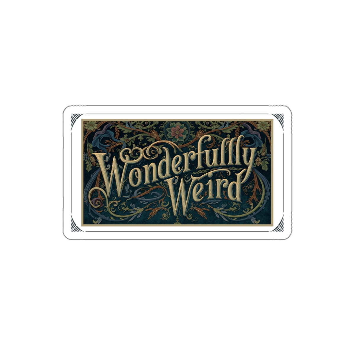 Moody Whimsical Neurodivergent Pride Die-Cut Sticker
