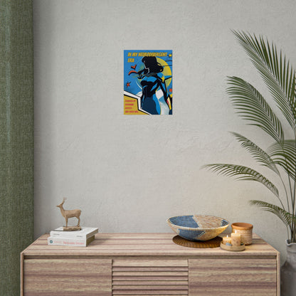 In My Neurodivergent Era Poster – ADHD Superhero Retro Comic Art Print - You're My Kind of Weird