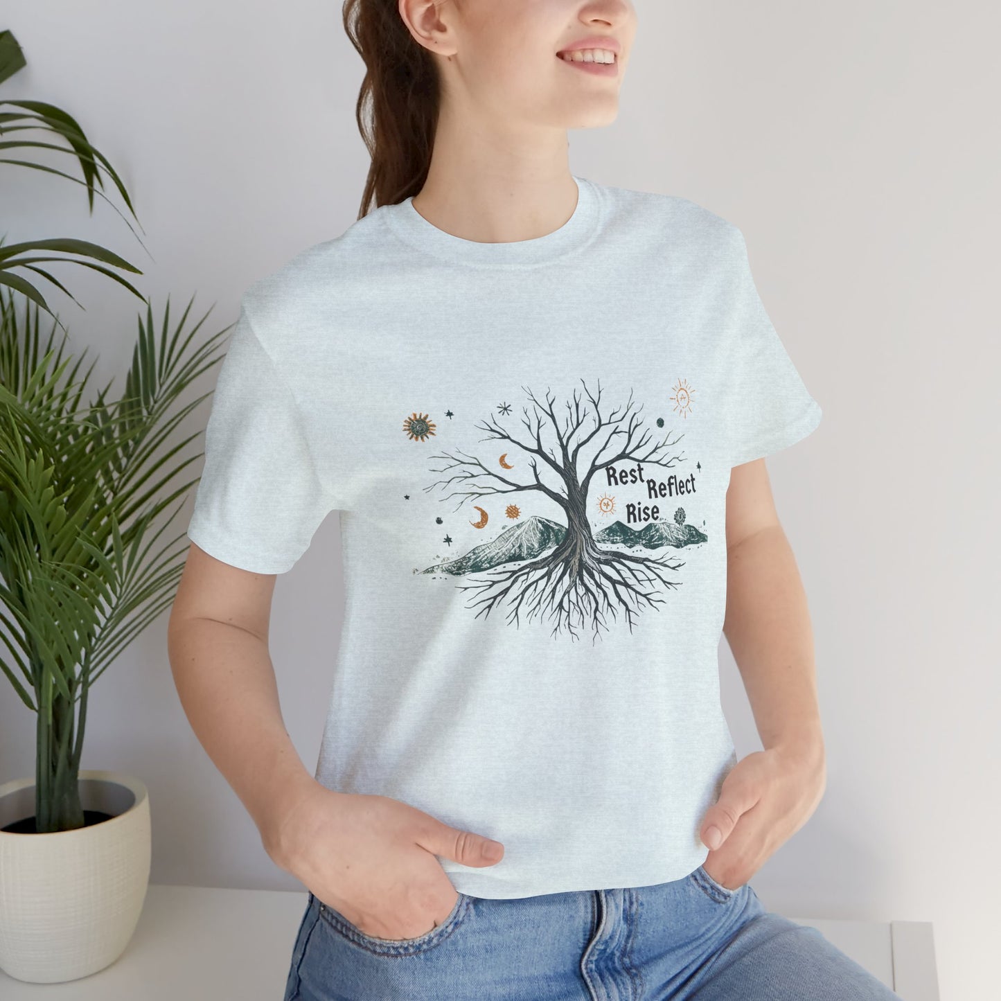 Rest. Reflect. Rise. Solstice Shirt | Mindful Winter Solstice Tee - You're My Kind of Weird