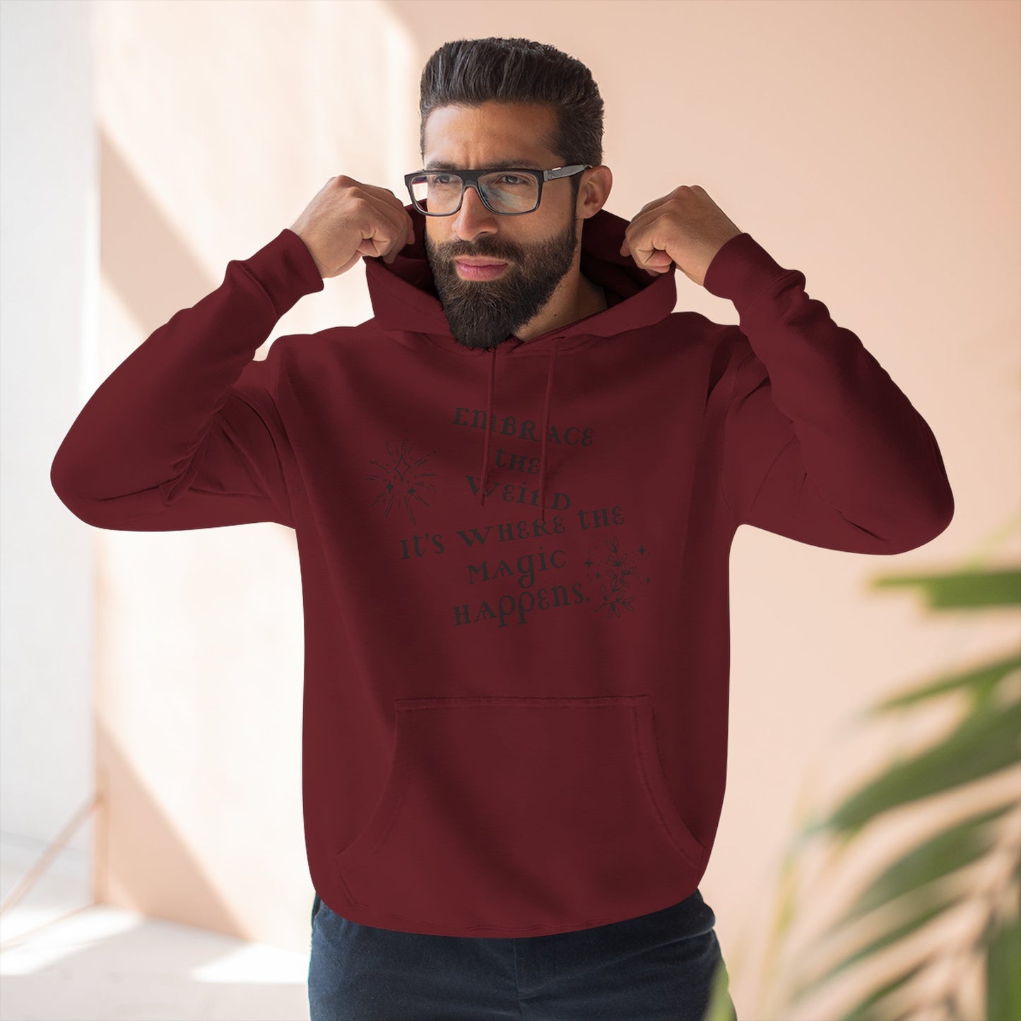 Embrace the Weird Fleece Hoodie | Comfortable Magic Happens Hoodie, Cozy Casual Wear, Unique Gift for Creatives, Inspirational [...]