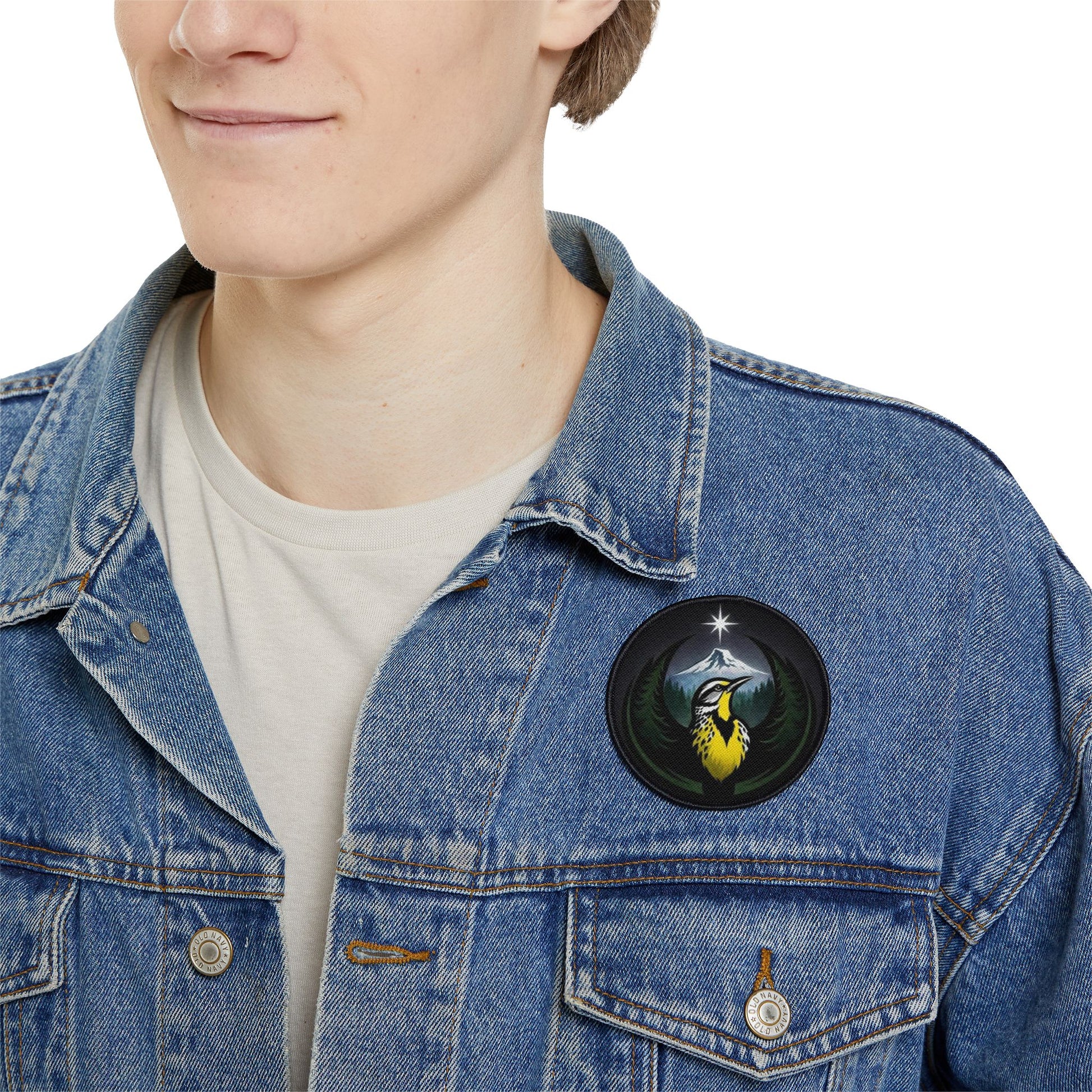 Oregon Rebel Bird Iron On Patch - You're My Kind of Weird