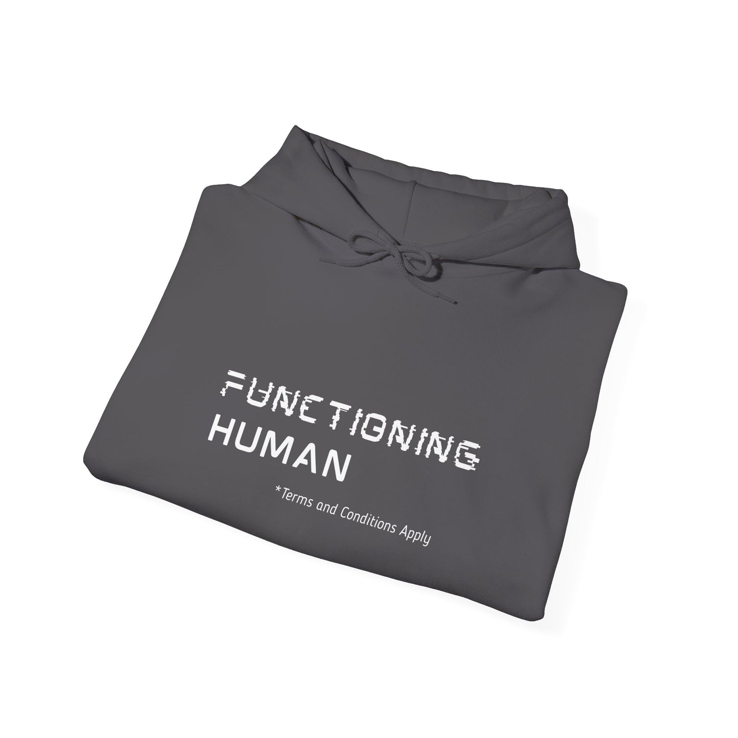 Functioning Human Hoodie – Funny Unisex Heavy Blend™ Sweatshirt, Cozy Cotton-Poly Blend, Casual Gift
