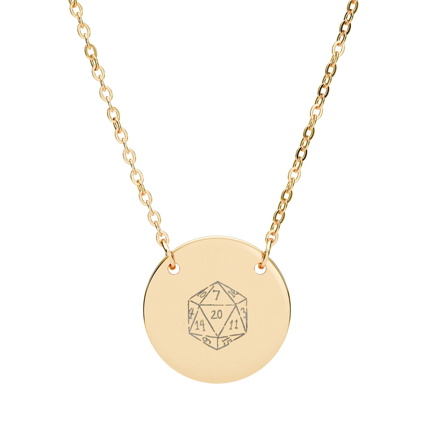 D20 Necklace DnD Dice and Geek Chic Jewelry - You're My Kind of Weird
