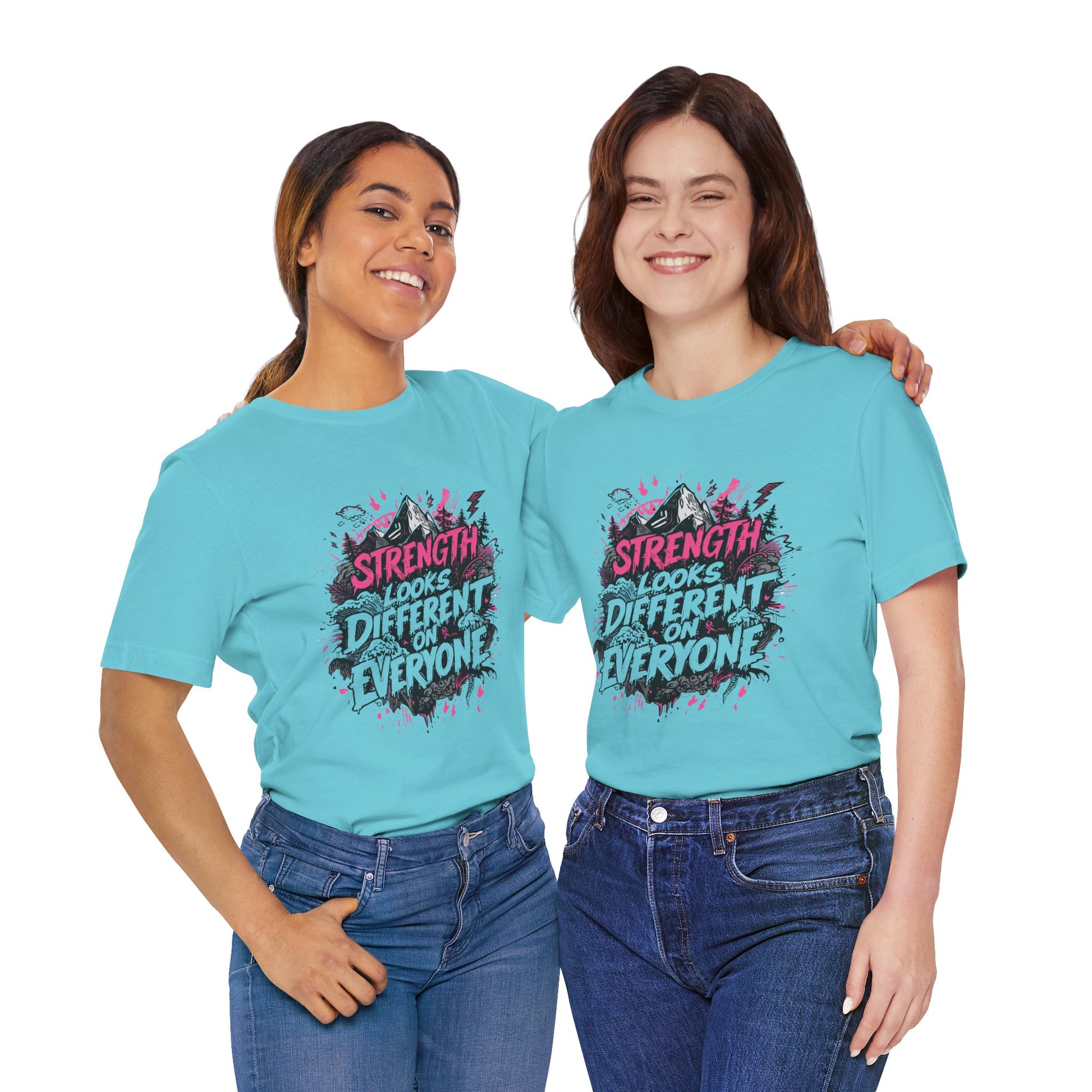 Strength Looks Different Grunge - Inspired Unisex Shirt - You're My Kind of Weird