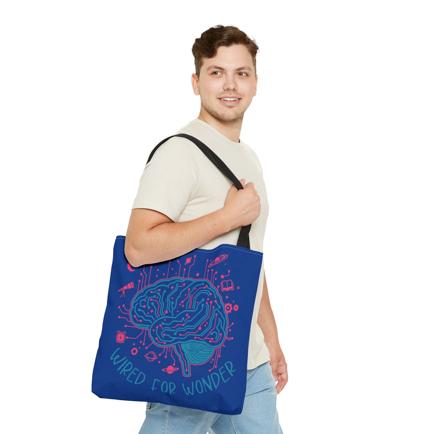 Wired for Wonder Tote – Neon Circuit Edition - You're My Kind of Weird