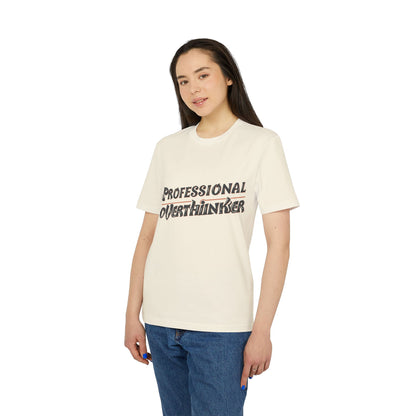 Professional Overthinker Unisex T-shirt, Creative Humor Tee, Gift for Thinkers, Casual Wear, Perfect for Birthdays, Friends, Relaxed Style
