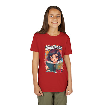 Kids Bookworm Sass Tee, Fun T-Shirt for Young Readers, Gift for Book Lovers, Back to School Apparel, Cute Kid's Graphic Tee
